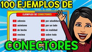 100 EJEMPLOS de CONECTORES [upl. by Roderica]