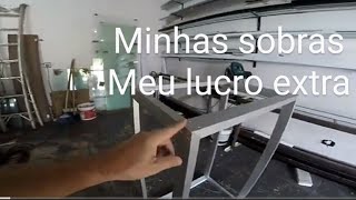 USANDO MINHAS SOBRAS DE ALUMÃNIOE MOSTRANDO O Q EU VOU FAZER COM ELAS [upl. by Alessandra58]