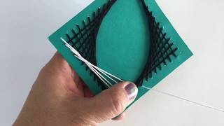 Paper Piercing String Art [upl. by Trixy]