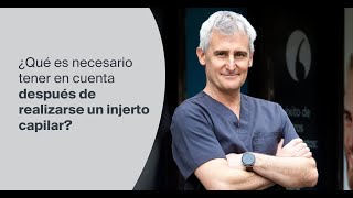 ¿Qué es necesario tener en cuenta después de realizarse un injerto capilar [upl. by Hanshaw]