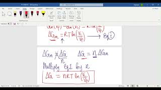 Calculate the CHANGE in GIBBS ENERGY during an ISOTHERMAL EXPANSION  PHYSICAL CHEM [upl. by Daven]