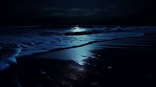 Ocean Waves for Deep Sleep  Ocean Sounds For Deep Sleeping With A Dark Screen And Rolling Waves [upl. by Otila]