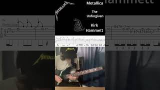 Metallica  The Unforgiven Solo Cover With TABguitarcover [upl. by Ysus]