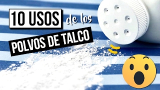 10 USOS de los POLVOS de TALCO que te sorprenderán  LIFE HACKS increíbles con talco [upl. by Arivle]