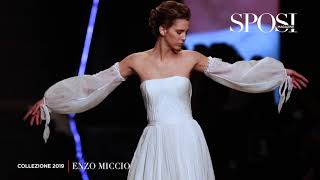 Abiti da sposa Enzo Miccio 2019 il video della sfilata [upl. by Einnaej]