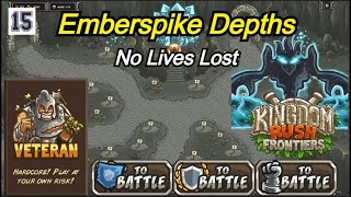 Kingdom Rush Frontiers  Emberspike Depths  Veteran   All Modes  Gameplay Walkthrough [upl. by Angel983]