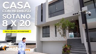 Tour CASA con SÓTANO BAR y ÁREA de JUEGOS con VISTA AL PARQUE  Obras Ajenas  AKHabitare [upl. by Kendry]