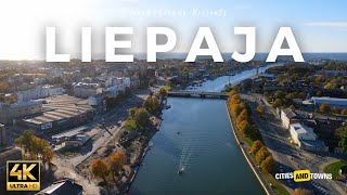 Liepāja Latvia 🇱🇻 in 4K Video by Drone ULTRA HD  Flying over Liepaja Latvia [upl. by Htebaras671]