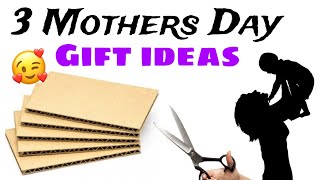 3 Mothers day gift ideas  Last minute mothers day gift  How to make mothers day gift  Best gift [upl. by Enyamert32]