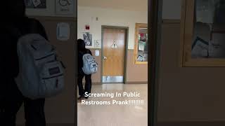 SCREAMING IN PUBLIC RESTROOMS PRANK [upl. by Nylhtac754]