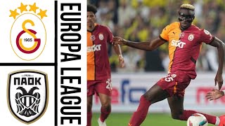 GALATASARAY  PAOK  highlights [upl. by Darach]