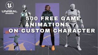 Add your custom character to Game Animation Sample Project  Motion Matching [upl. by Eniamert155]