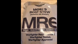 Dinty Moore Stew VS MRE Menu 9 Beef Stew [upl. by Sainana]