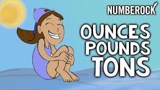 Ounces  Pounds amp Tons Song ★ Customary Units of Measurement [upl. by Apple601]