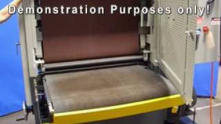 How To Use a Timesaver Wide Belt Sander W Options amp Operation wwwSterlingMachinerycom [upl. by Rogerg]