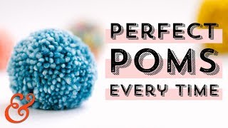 How to Make a PERFECT POM POM Every Time [upl. by Nivk]