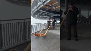 Free Alphorn Concert  Switzerland travel [upl. by Einnol]