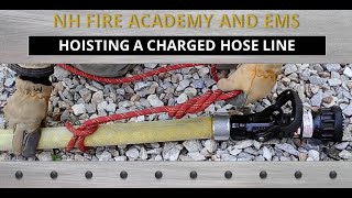 FFI Ropes amp Knots  Hoisting a Charged Hose Line [upl. by Fradin]