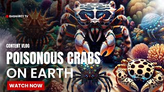 Poisonous Crabs on Earth with Specific Species Known for Their Toxicity [upl. by Nilyarg595]