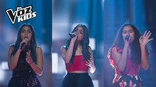 Diana K Camicajiao y Natalia cantan Pero me Acuerdo de Ti  Batallas  La Voz Kids Colombia 2018 [upl. by Ramsden]