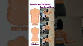 back workout weightloss exercise shoulderworkout fitness fat shorts reduce back fat workout [upl. by Annissa959]