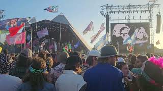 LCD Soundsystem T1 Friday Glastonbury Festival pyramid stage 2024 [upl. by Assenab]