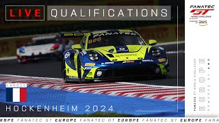 EN DIRECT  Qualification  Hockenheim  Fanatec GT Europe 2024 Francais [upl. by Nerrag209]