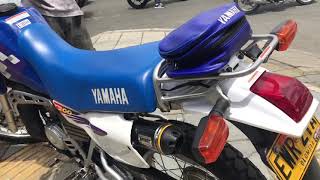 Sonido de YAMAHA DT 200 con mofle de KIMOTO SUPERBIKE [upl. by Naneek]