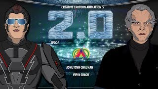 Robot 20  2Point0  Animated Trailer  Akshay Kumar  Rajnikanth  Animation  Crashing Cubes [upl. by Adnouqal]