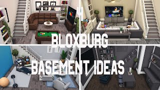 4 Bloxburg Basement Ideas  Welcome To Bloxburg [upl. by Nylicaj825]