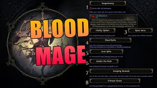 Blood Mage Fully Revealed  Infinite Boss Sustain  Path of Exile 2 Build Theorycrafting [upl. by Ateloiv700]