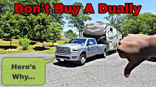 Biggest Drawback Towing With A Dually Nobody Talks About  Heres Why You Should Not Buy A Dually [upl. by Wernsman]