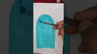 Easy Painting Idea shorts shortsfeed art youtubepartner ytshorts painting art homedecor [upl. by Elyak]