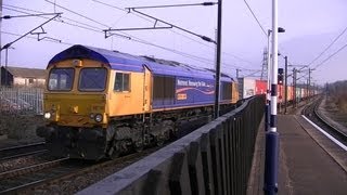 Freight at Grantham Station [upl. by Lesiram880]