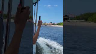 Boat trip to Mussulo island Flamingo bay resort with Kudissanga trip to Angola [upl. by Nylidnam]