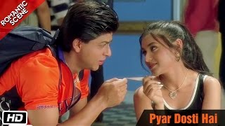 Pyar Dosti Hai  Romantic Scene  Kuch Kuch Hota Hai  Shahrukh Khan Rani Mukerji Kajol [upl. by Alistair]