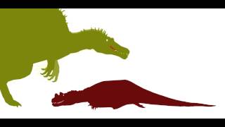 Spinosaurus vs Ceratosaurus [upl. by Erelia]