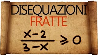 Disequazioni Fratte e Disequazioni con Prodotti [upl. by Ahsiekam415]