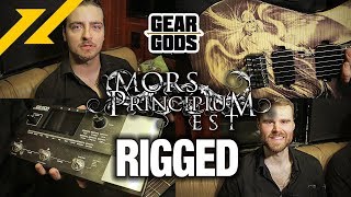 Rigged MORS PRINCIPIUM EST Guitarists Andy Gillion and Lauri Unkila  GEAR GODS [upl. by Attela]