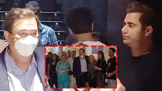 Rajiv Kapoor की फिल्म Toolsidas Junior Special Screening में Kapoor Family के साथ दिखे Rajiv Adati [upl. by Sokairyk882]