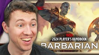 REACTING to the NEW Barbarian for DampD 2024 [upl. by Notyrb]