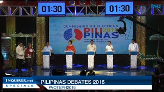 FULL VIDEO Pilipinas Debates 2016 in Cagayan De Oro [upl. by Alton]