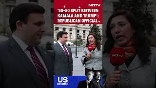 US Elections  5050 Split Between Kamala And Trump Republican Official [upl. by Odoric818]