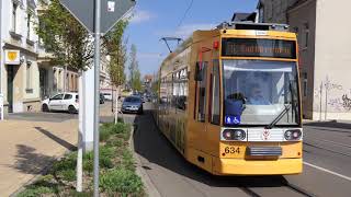 Straßenbahnen in Merseburg 4K [upl. by Ttergram]