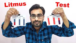 Litmus Paper  How to use Litmus Paper for pH Determination  Litmus Paper Test  Litmus Paper [upl. by Dean]