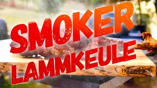 LAMMKEULE vom SMOKER kross und saftig  Klaus grillt [upl. by Onabru]