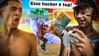 BRUTINHO SURTA AO VER UM HACK DE 40 MIL REAIS NO FREE FIRE [upl. by Ylrahc]