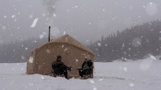 SNOW TENT CAMP AT 15 °C [upl. by Bobinette]