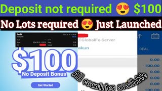 100 Forex no deposit bonus 2024  new no deposit bonus deposit not required 😍  all countries avail [upl. by Sifan]