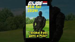 Snake Eyes Gets a PSA gijoe hasbro 80snostalgia toys gijoeclassified snakeeyes [upl. by Mathur]